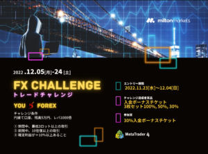 【Milton Markets】春のFX CHALLENGE