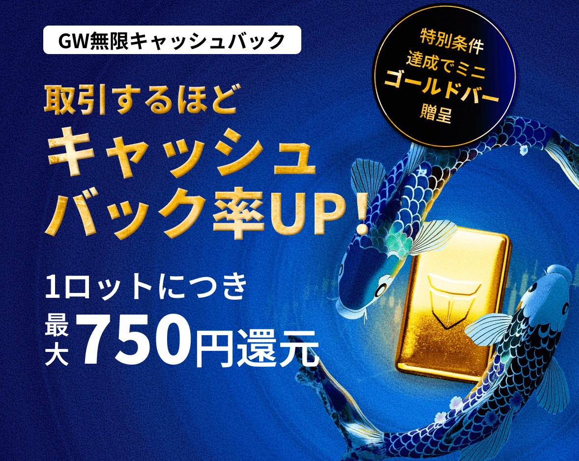 【TITAN FX】1ロットにつき最大750円還元&ミニゴールドバーが貰えるキャンペーンは5/12まで