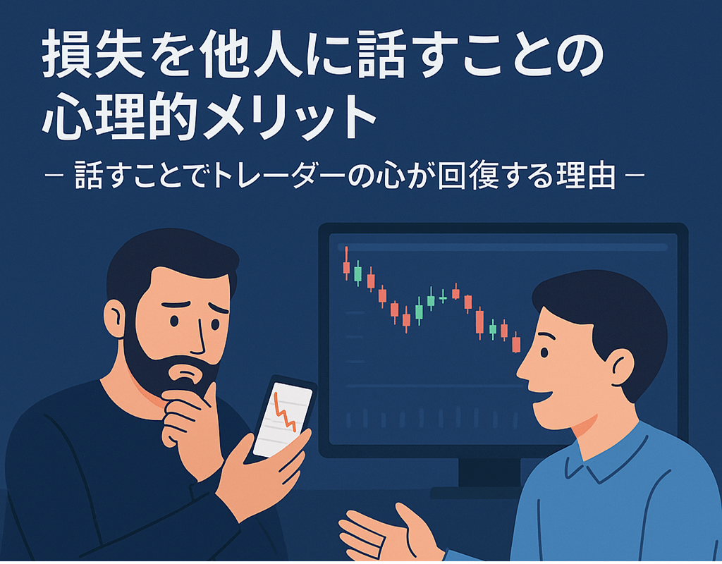損失を他人に話すことの心理的メリット― 話すことでトレーダーの心が回復する理由 ―