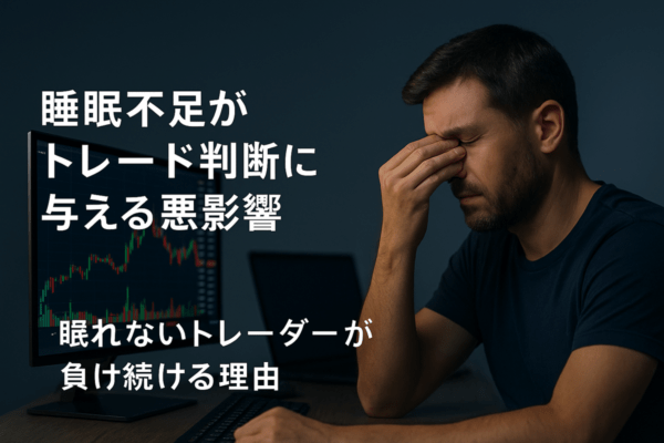 睡眠不足がトレード判断に与える悪影響― “眠れないトレーダー”が負け続ける理由 ―
