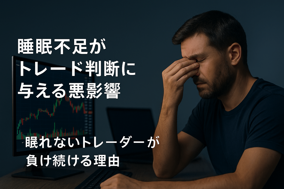 睡眠不足がトレード判断に与える悪影響― “眠れないトレーダー”が負け続ける理由 ―