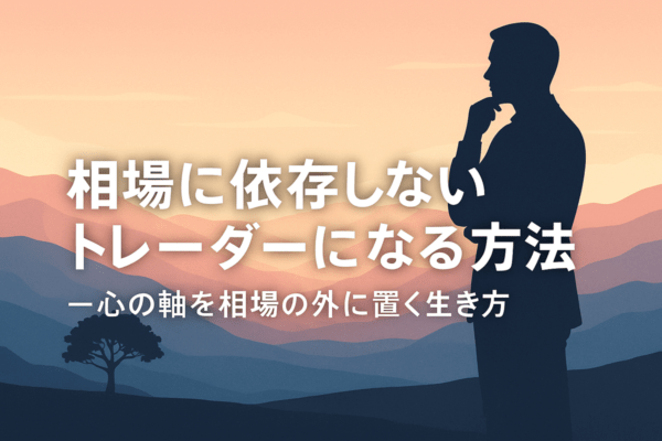 相場に依存しないトレーダーになる方法― 心の軸を相場の外に置く生き方 ―