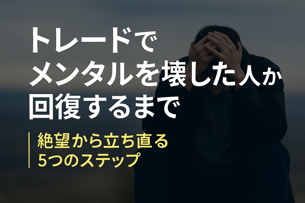 トレードでメンタルを壊した人が回復するまで|絶望から立ち直る5つのステップ