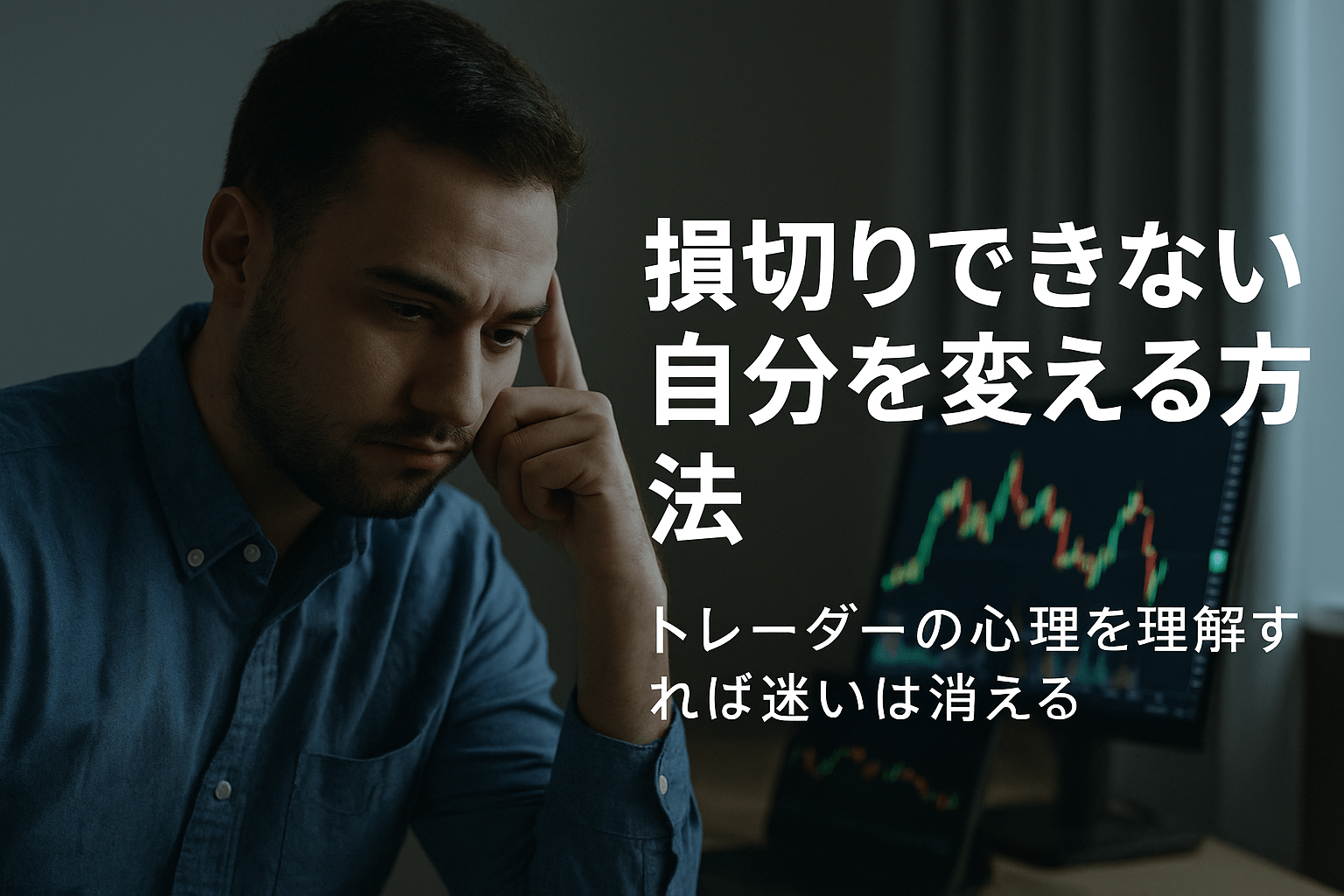損切りできない自分を変える方法｜トレーダーの心理を理解すれば迷いは消える