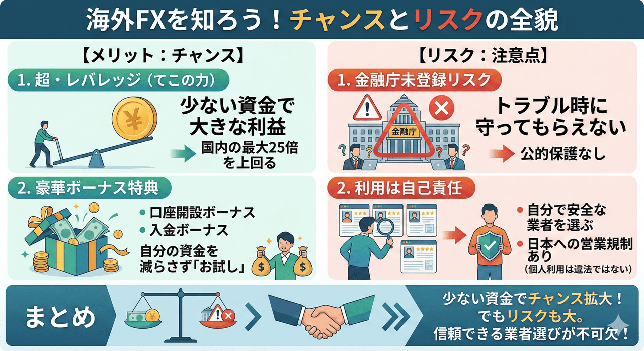 海外FXのチャンスとリスク