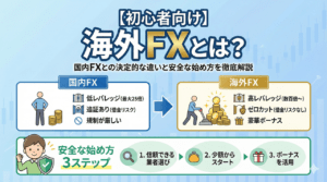 【初心者向け】海外FXとは？国内FXとの決定的な違いと安全な始め方を徹底解説